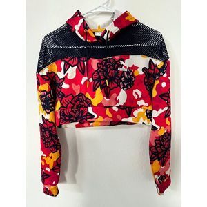 Puma flourish cropped hoodie size XS
